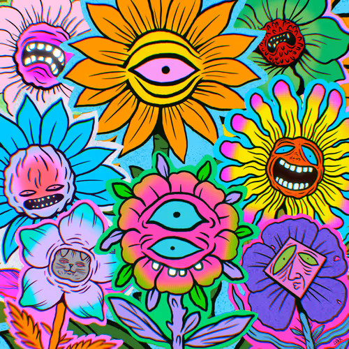 Lurks Flower Faces 1