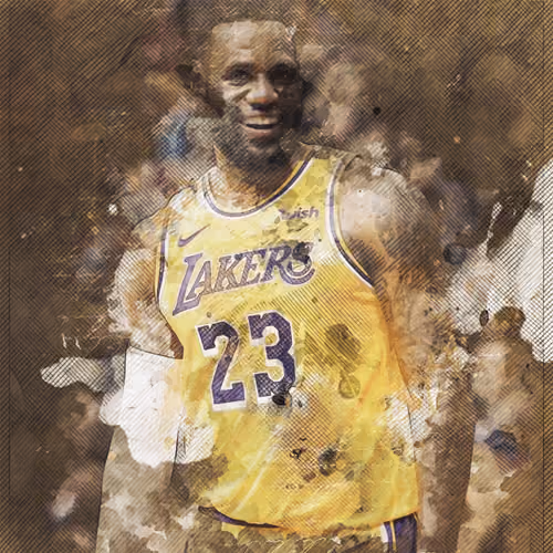 Modern Art #142 - Lebron James