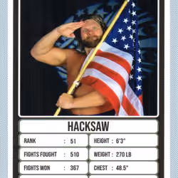 HACKSAW. RANK 51 - LEGENDS OF 90s