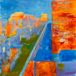 Abstract Cityscape - Olga Malamud-Pavlovich