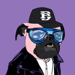 Grumpy Pug #7998