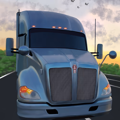 2017 KW T680 Sunset