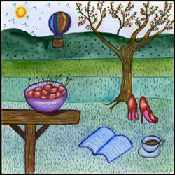 Cherry Tree Summer Day dreaming, 2022