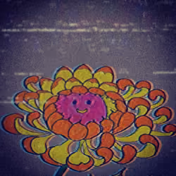 happy chrysanthemum