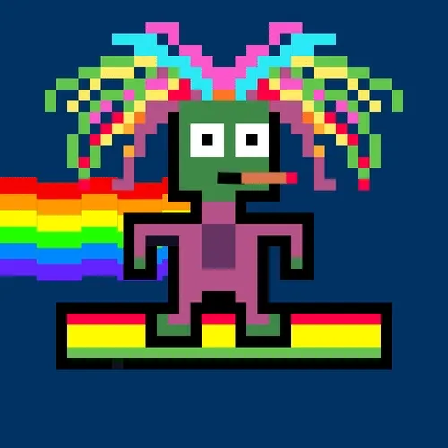 Crypto Kooks Legend #5 Nyan Rasta Alien