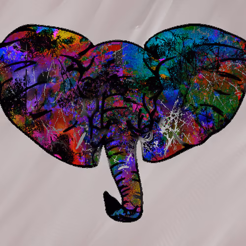 Painted Elephant #29