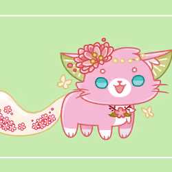 Spring Guardian Cat