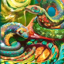 shiny snakes