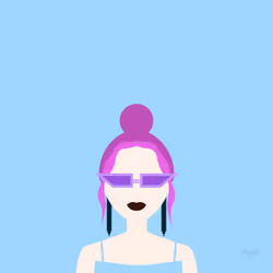 Topknot lady 3
