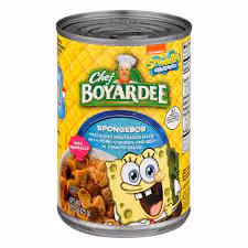Chef Boyardee SpongeBob Pasta and Meatballs Made With Pork, Chicken, and Beef in Tomato Sauce