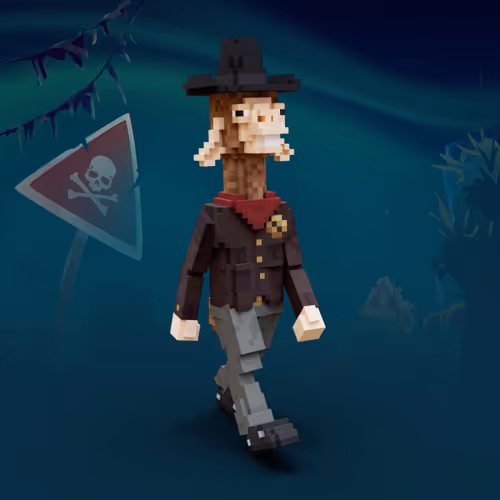 Boss Llama Voxels