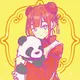 Plush Hugging Girl
