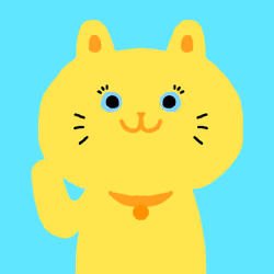 Maneki neko-yellow-right