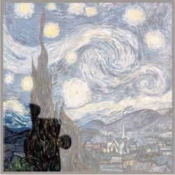 Puzzle: La Noche Estrellada (7 of 9 pieces)