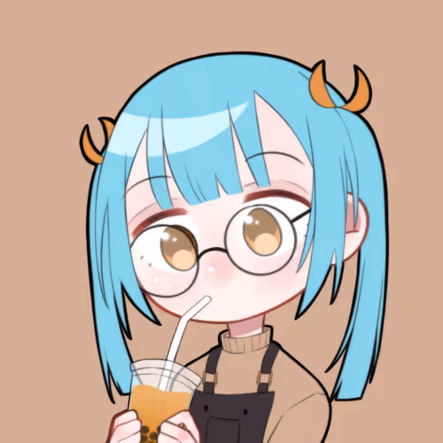 Cute Glasses Girl Chibi