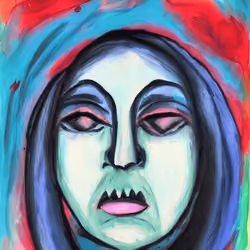 colored face #10