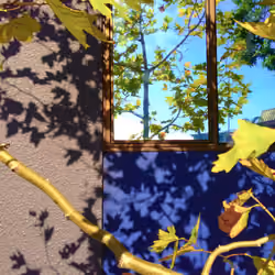 Window Love - Skylight on wall