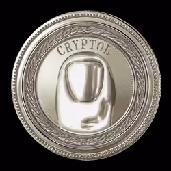 CRYPTOE silver coin 3/3