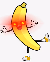 Laser eye banana