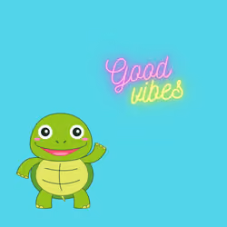 Good Vibes Turtle #1