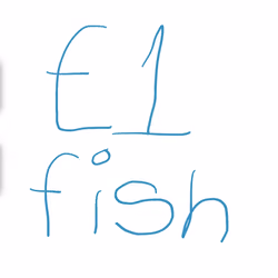 £1 fish 
