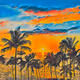 Sunset on The Big Island in Art