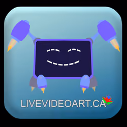 Screen-Bot | LIVEVIDEOART.CA| RGBleaf logo icon