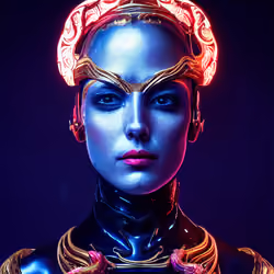 blue face #19