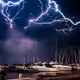  Lightning Up The Marina by Kathryn Parent | Two Photographers One Bolt