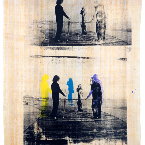 Justin Aversano - Three of Staffs - Physical Tarot Scroll - 2/5