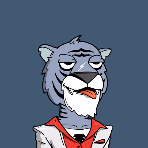 Grouchy Tiger Social Club #8167
