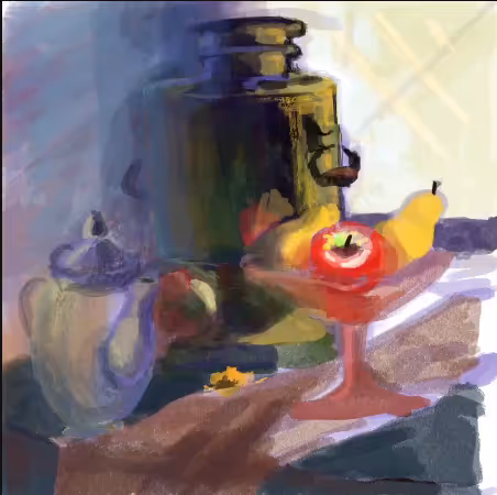 Nature Morte process