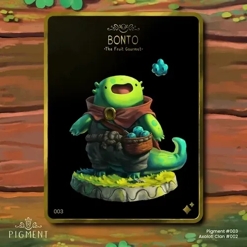 Pigment Trading Cards