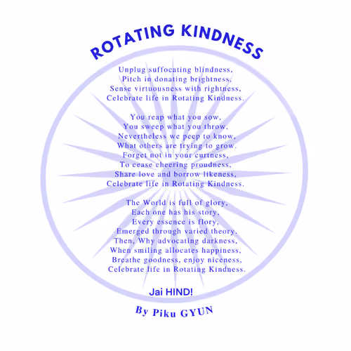Rotating Kindness: Indian Chakra