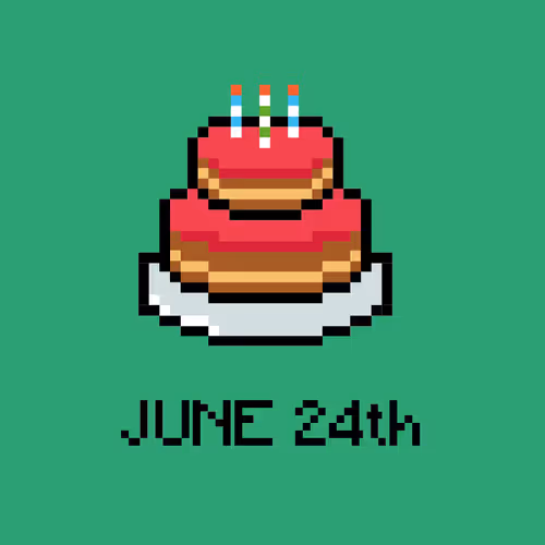 CryptoBirthdayCake #176 June 24th