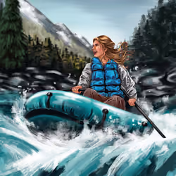 A river of adrenaline
