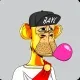 Trippy Golden Apes