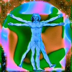 Vitruvian Man — POLYCHROMATIC 1/1