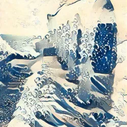 Waves over house