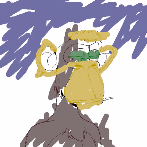 Bored Ape #062 | 4Y old drawing