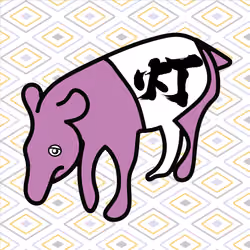 Blue Tapirs NFT-＃009_light