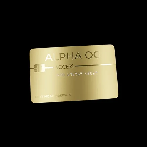 Alpha OG Access: Lifetime Membership