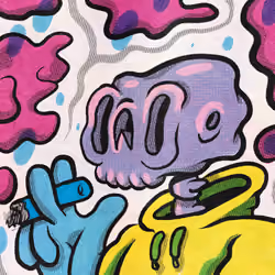 Smoking Skull #471