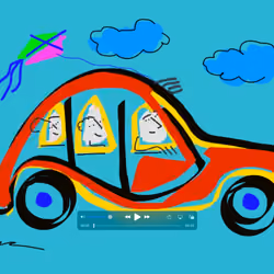 Flying with my 2CV
