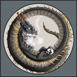 Mr.Crypto Dragon  black