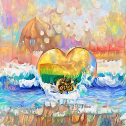 Rainbow Golden Droplets 3.0