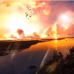 Burning Sunset