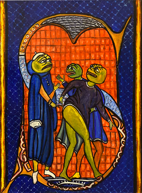 Medieval Medical Manual or Real Asshole Pepe