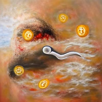 unvaxxed sperm is the next bitcoin #Pablo Picasso