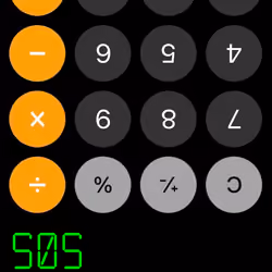 SOS - Inverted Calculator 